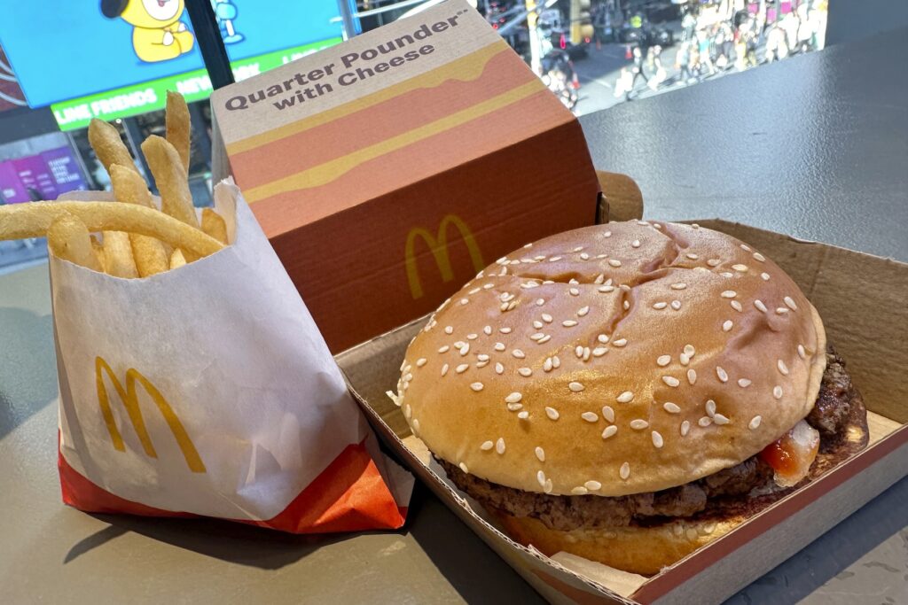 McDonalds Quarter Pounder McDonald's meal