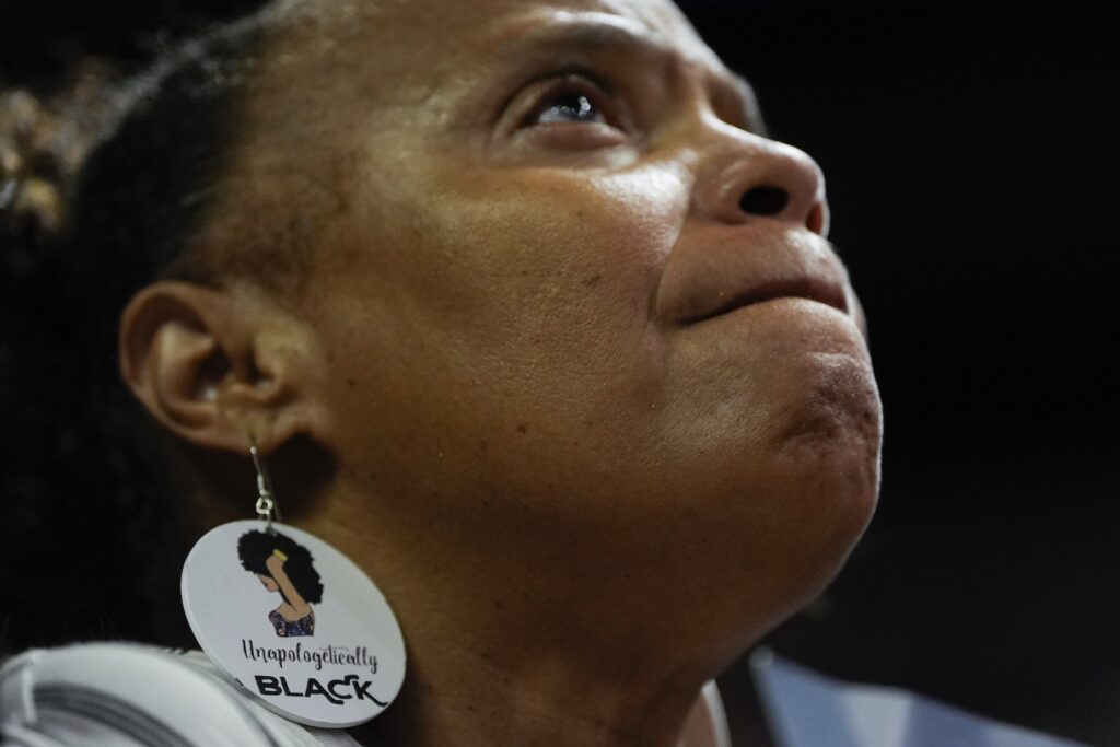 Election 2024 AP Poll Black Voters Kamala Harris supporter