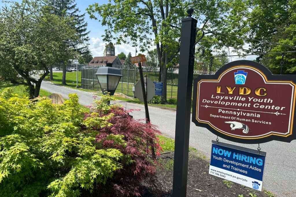 loysville-youth-development-center a sign for the Loysville Youth Development Center