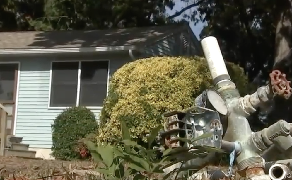mercury-tampering-investigation-new-jersey-2024 a spout to a well outside a private residence