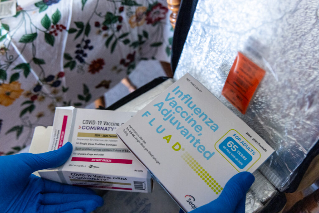 Flu season vaccine