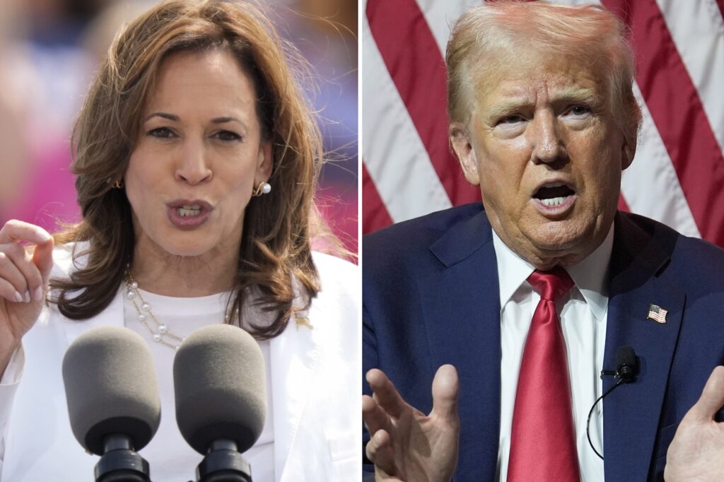 Vice President Kamala Harris and former President Donald Trump
