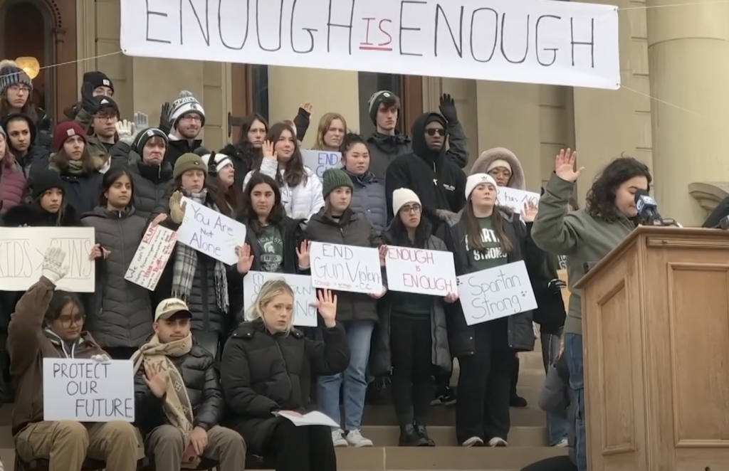 run-hide-fight-pbs-doc-2024-10-14 school children at a protest
