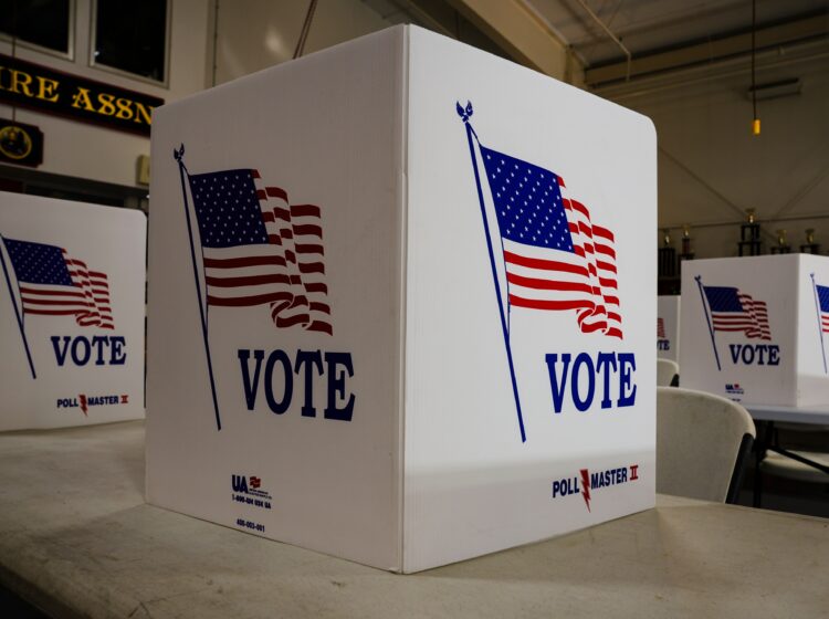 Voting booths
