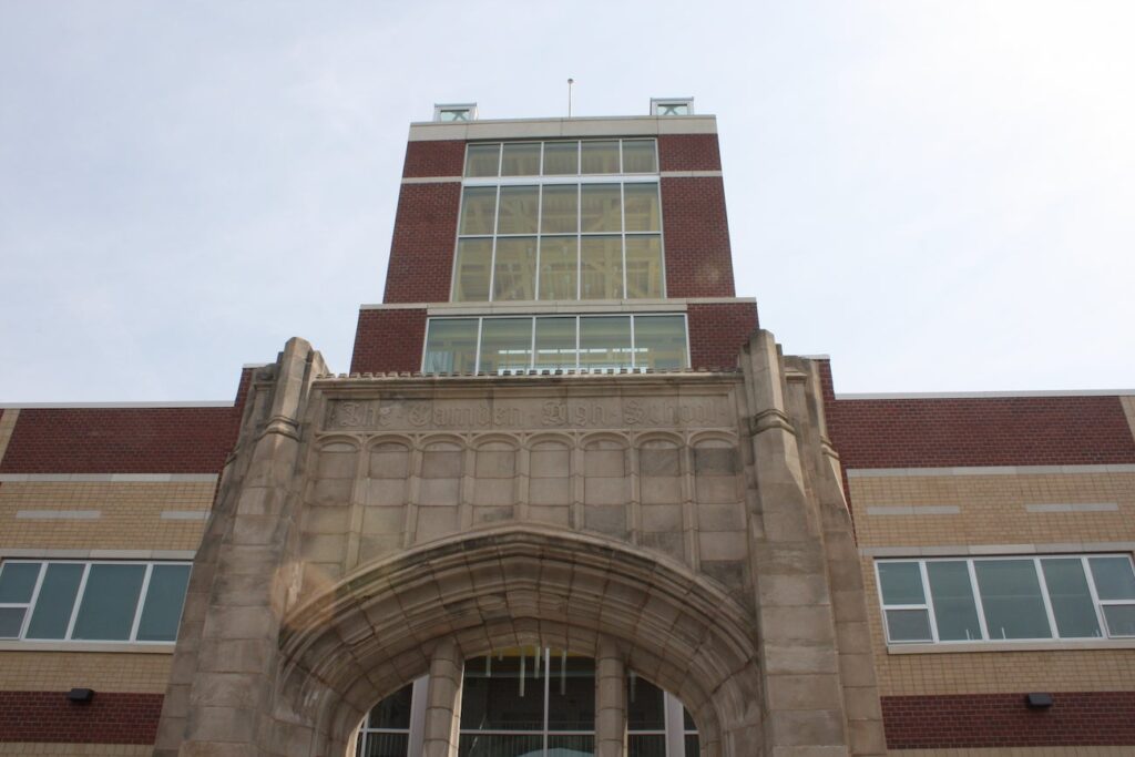 2021-08-31-k-burns-entry-way-of-old-building-preserved Camden High School