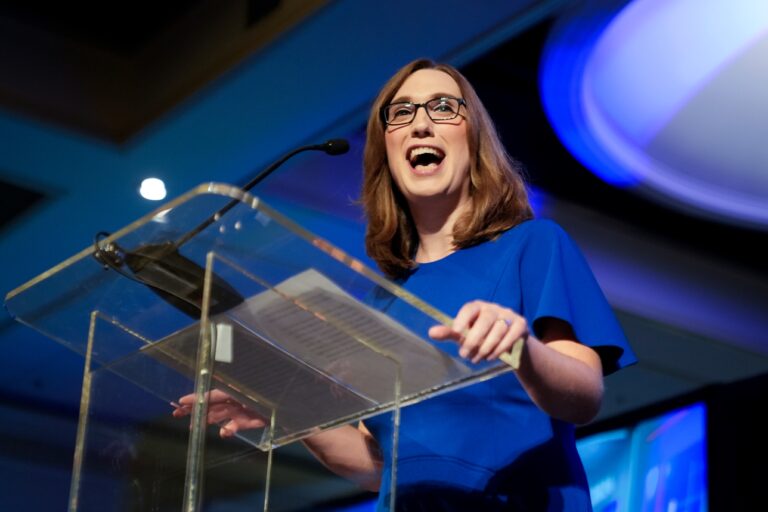 Sarah McBride speaks