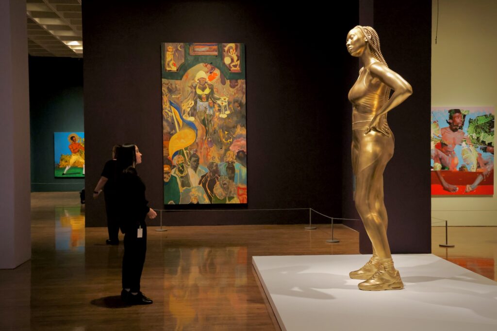 2024 11 07-e lee-philadelphia art museum-the time is always now-thomas j price A sculpture in the exhibit