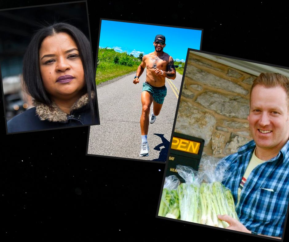 Left to right: Rosalind Pichardo, Kellen Matthews-Thompson, and Eli Kulp/