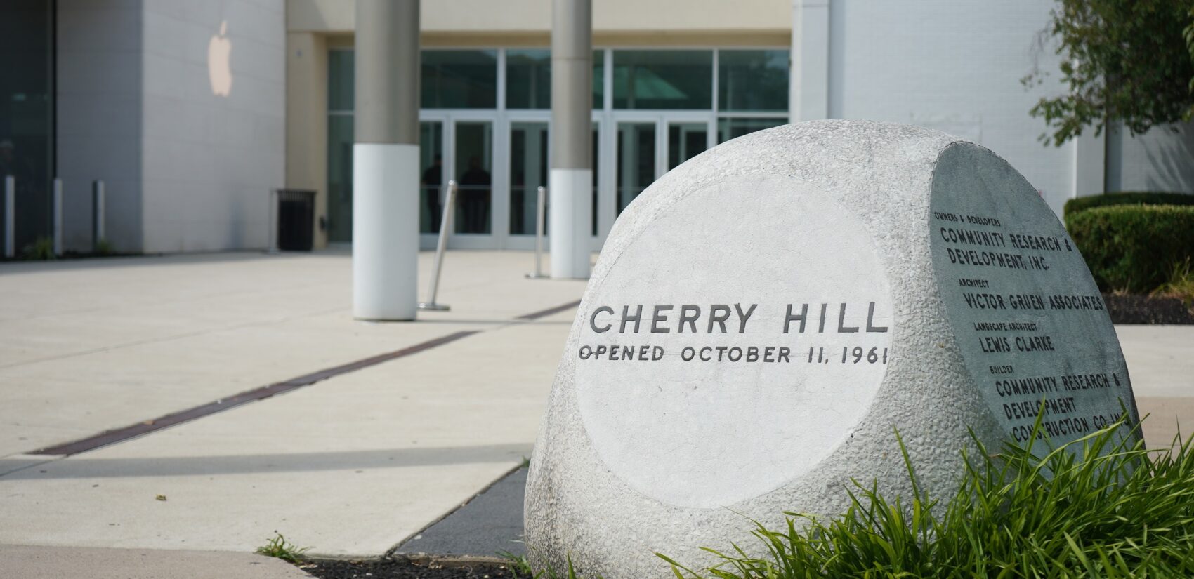 a sign reads CHERRY HILL OPENED OCTOBER 11, 1961