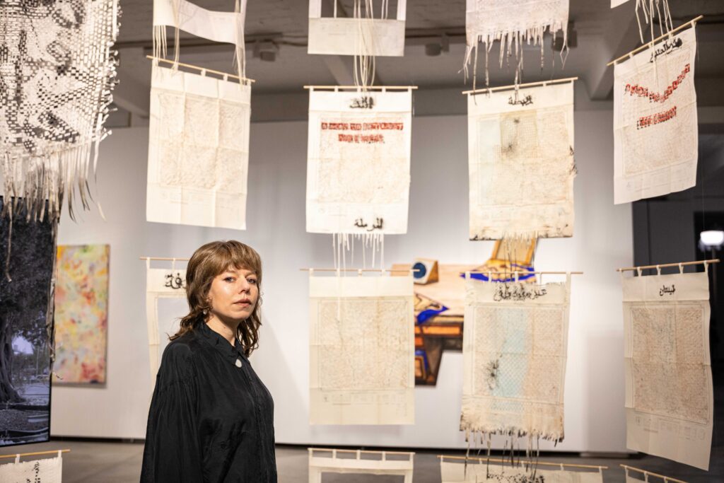 Ella Ponizovsky Bergelson photo by Boas Arad Ella Ponizovsky Bergelson by her work