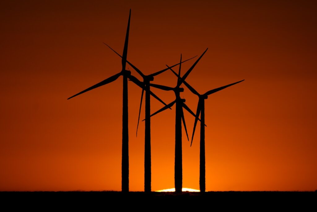Election 2024 Climate Policy Wind turbines