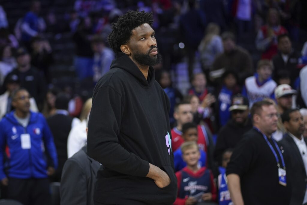 Grizzlies 76ers Basketball Joel Embiid