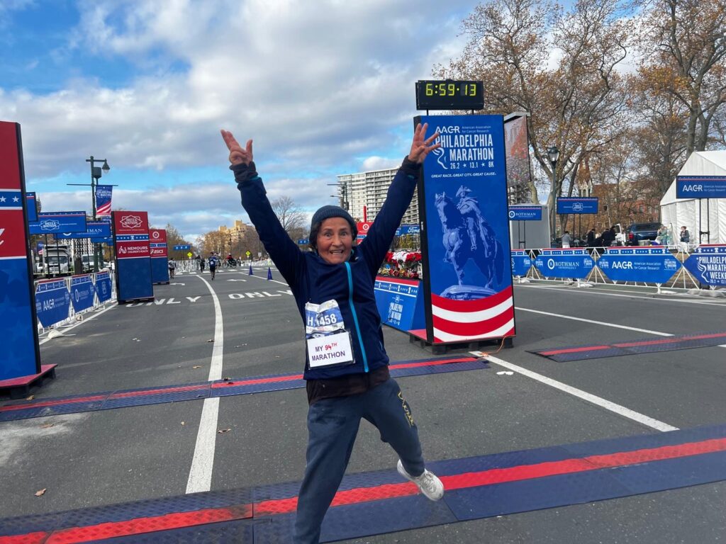 bp-philly-marathon-2024-11-26 Gloria Vasquez, 73