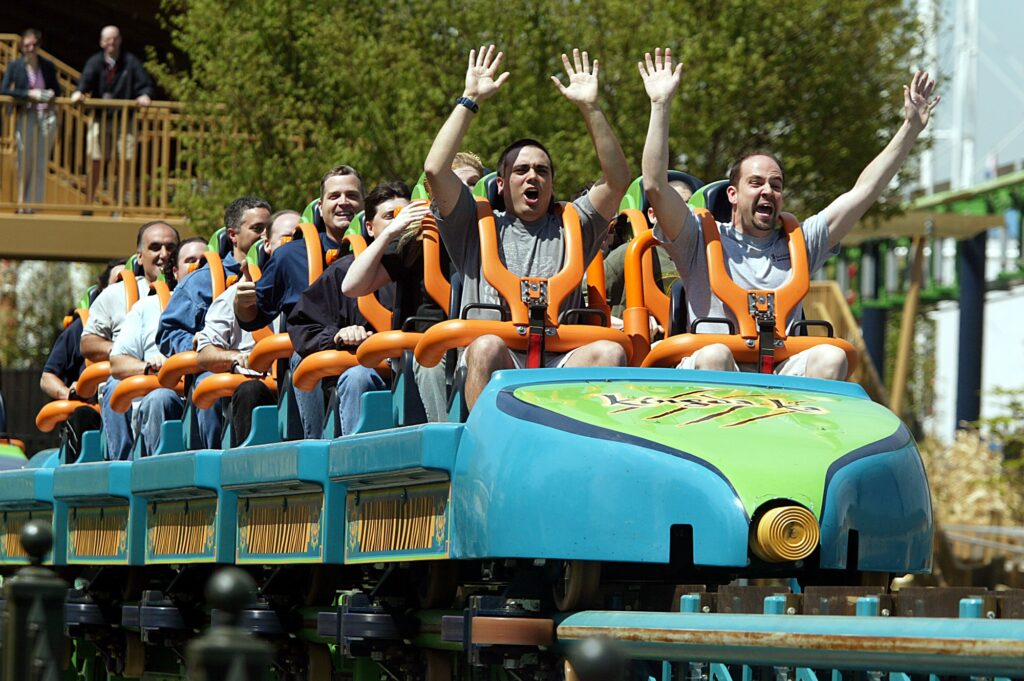 kingda-ka-2024 people riding Kingda Ka