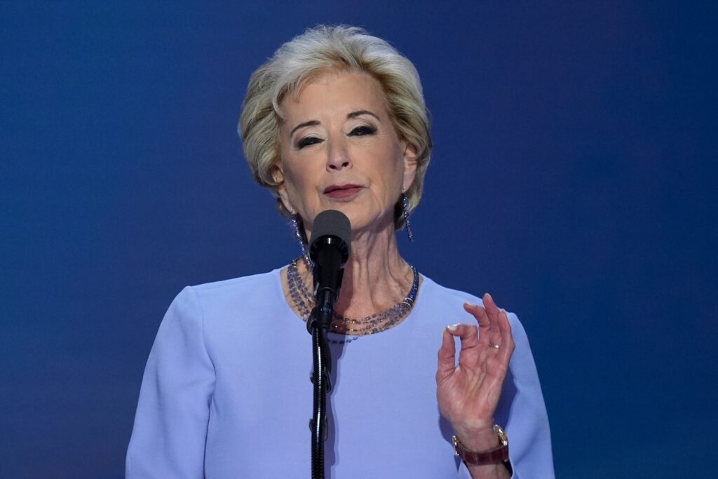 linda-mcmahon-2024-07-18 Linda McMahon speaks