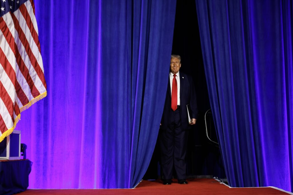 Republican Presidential Nominee Donald Trump Holds Election Night Event In West Palm Beach President-elect Donald Trump