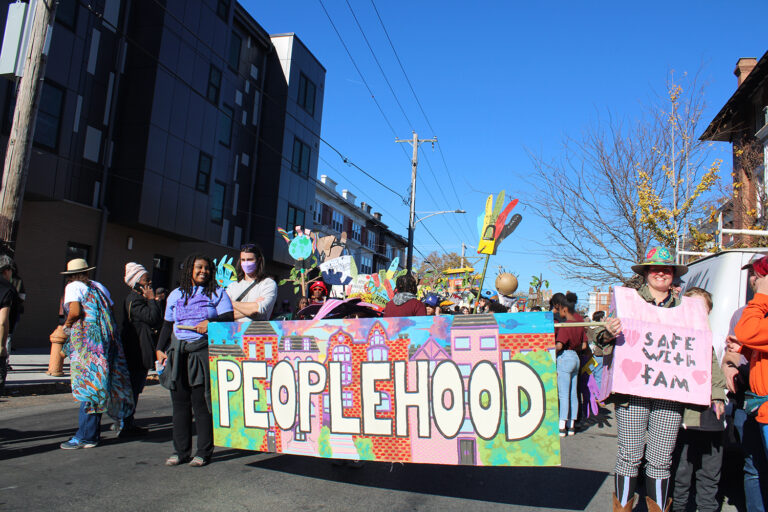 Organizers said more than 500 people participated in the parade. (Emily Neil/WHYY)