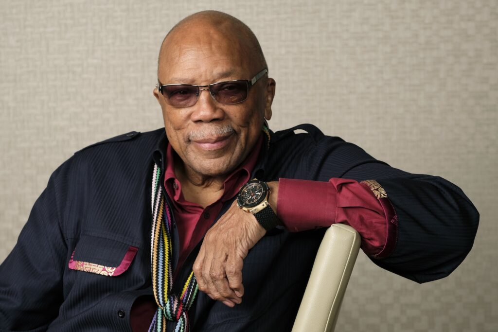 Quincy Jones Music producer Quincy Jones poses for a portrait