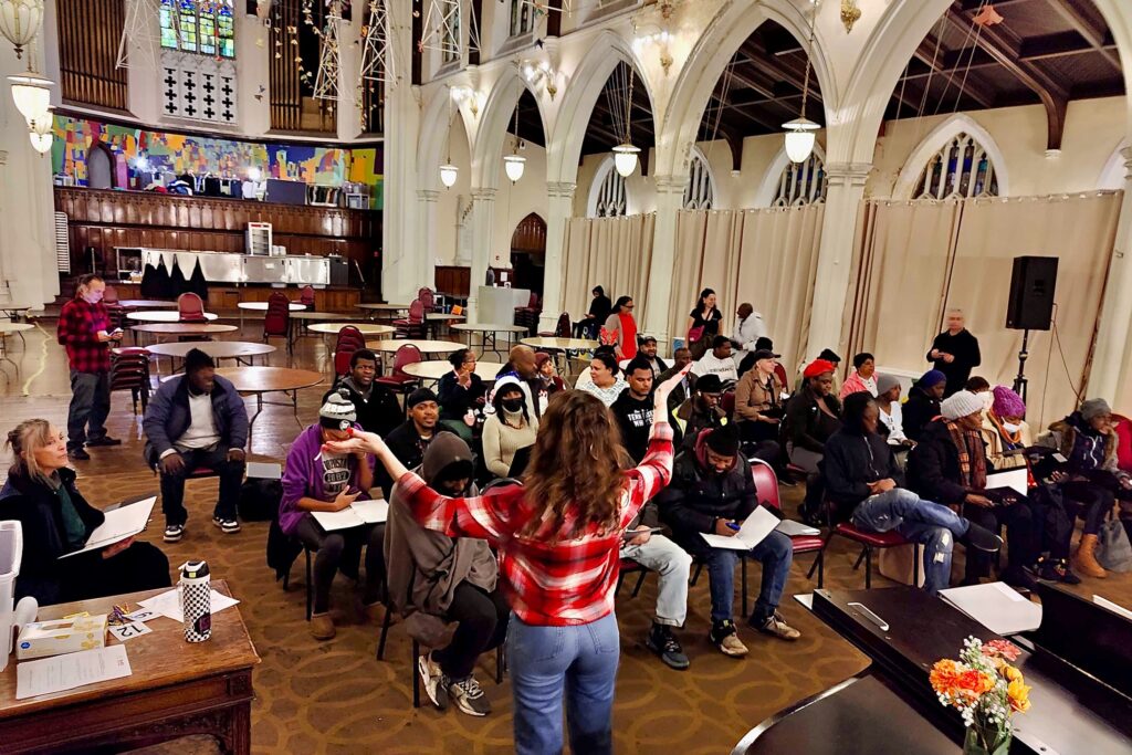 2024 12 10-p crimmins-chloe lucente-philadelphia broad street love-choir Chloe Lucente leads the choir