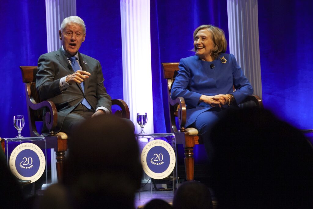 Clinton Library Bill and Hillary Clinton