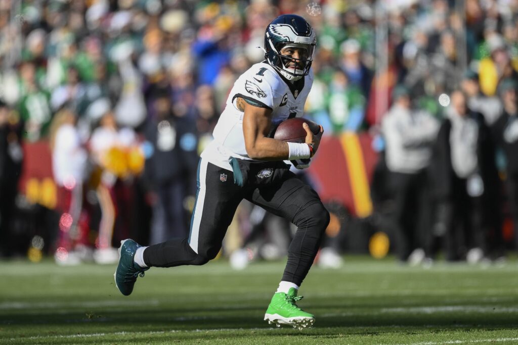 Philadelphia Eagles quarterback Jalen Hurts
