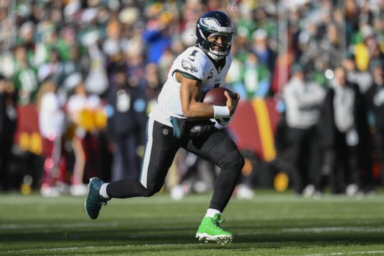 Philadelphia Eagles quarterback Jalen Hurts