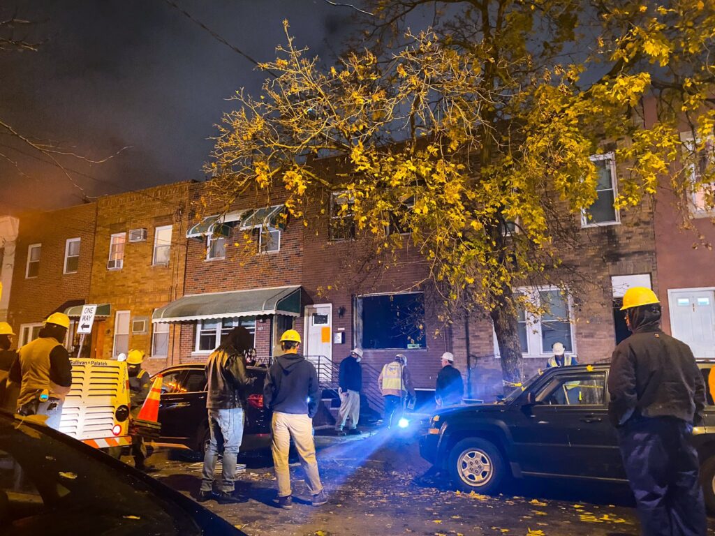 jackson-street-gas-explosion-south-philly-GS-wpvi-120121-new Crews stand at the scene of a gas explosion at a South Philly home