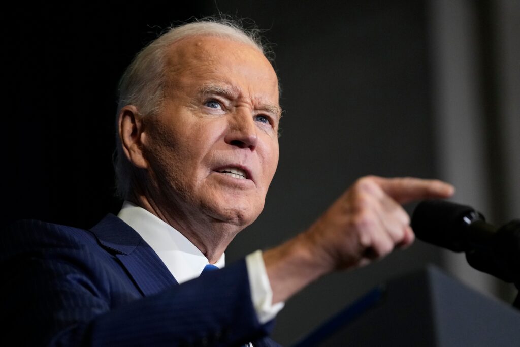 Joe Biden speaking