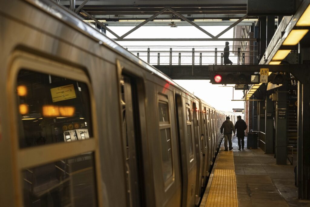 Subway Burning A train is stationed at the F train platform at the Coney Island-Stillwell Avenue Station, Thursday, Dec. 26, 2024, in New York.
