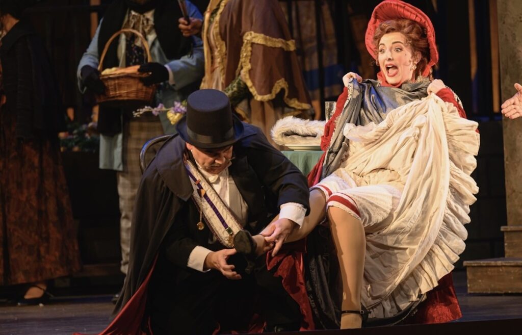 operadelaware-margevich-2024-12-18 A scene from the opera, with actors on stage