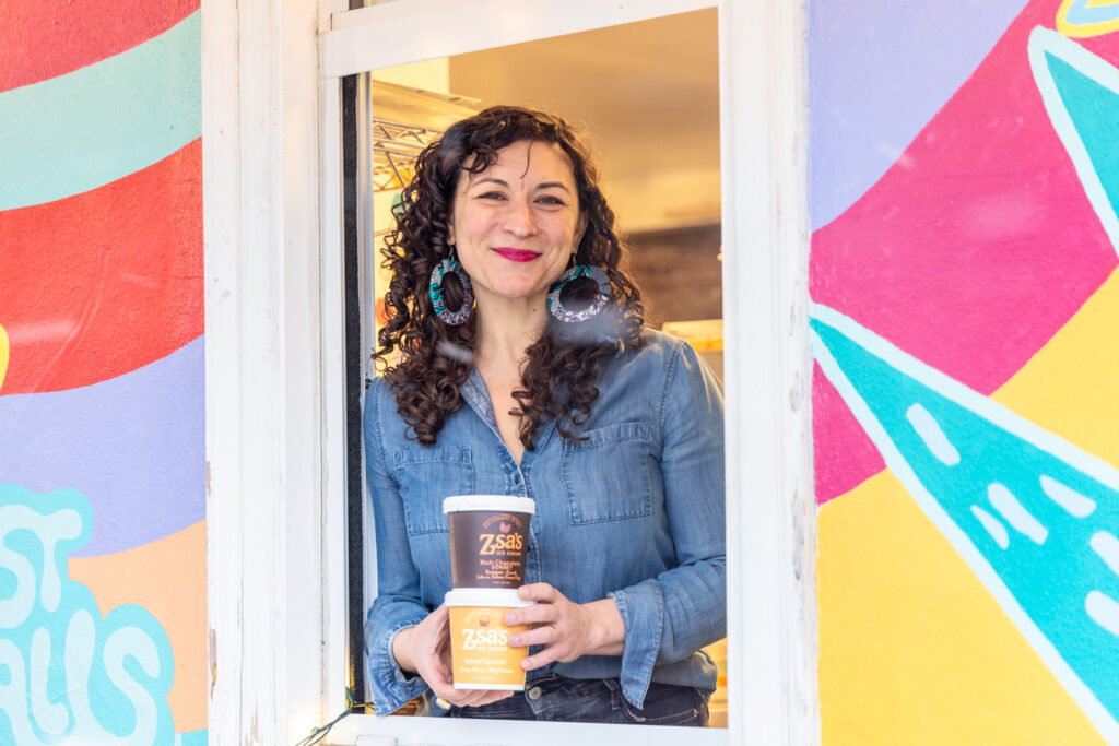 zsas-ice-cream-2024-12-26 Danielle Jowdy, owner of Zsa’s Ice Cream