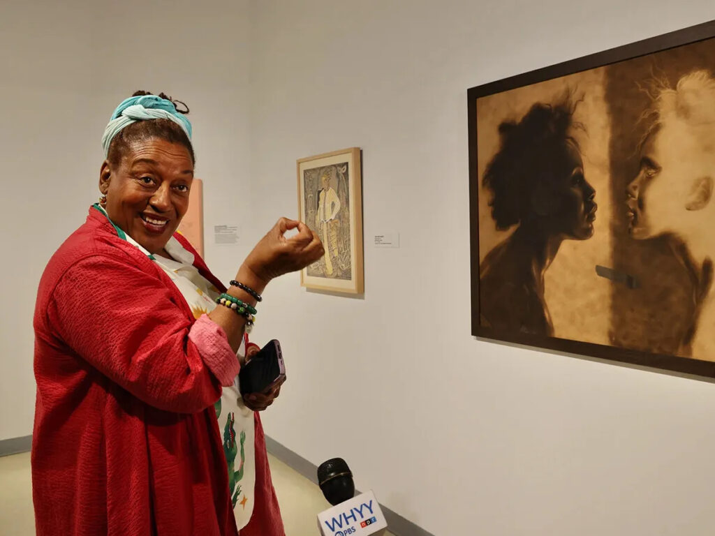 2024-09-13-e-lee-cch-pounder-philadelphia-african-american-museum-2025 CCH Pounder speaks in front of an artwork