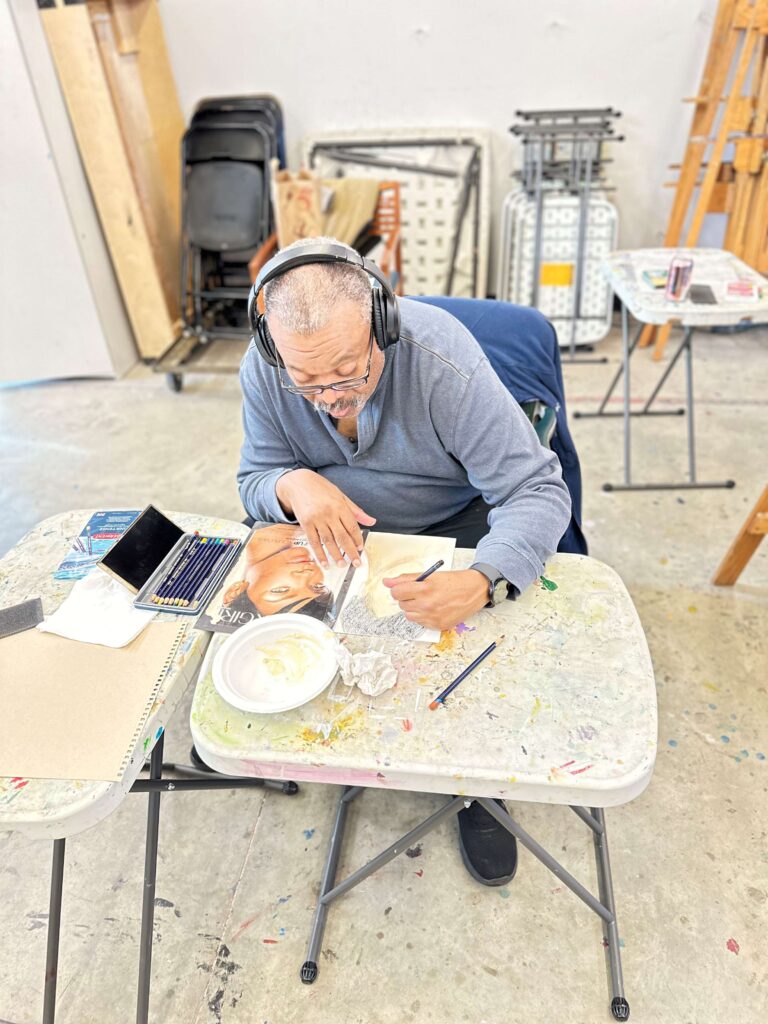 a veteran painting