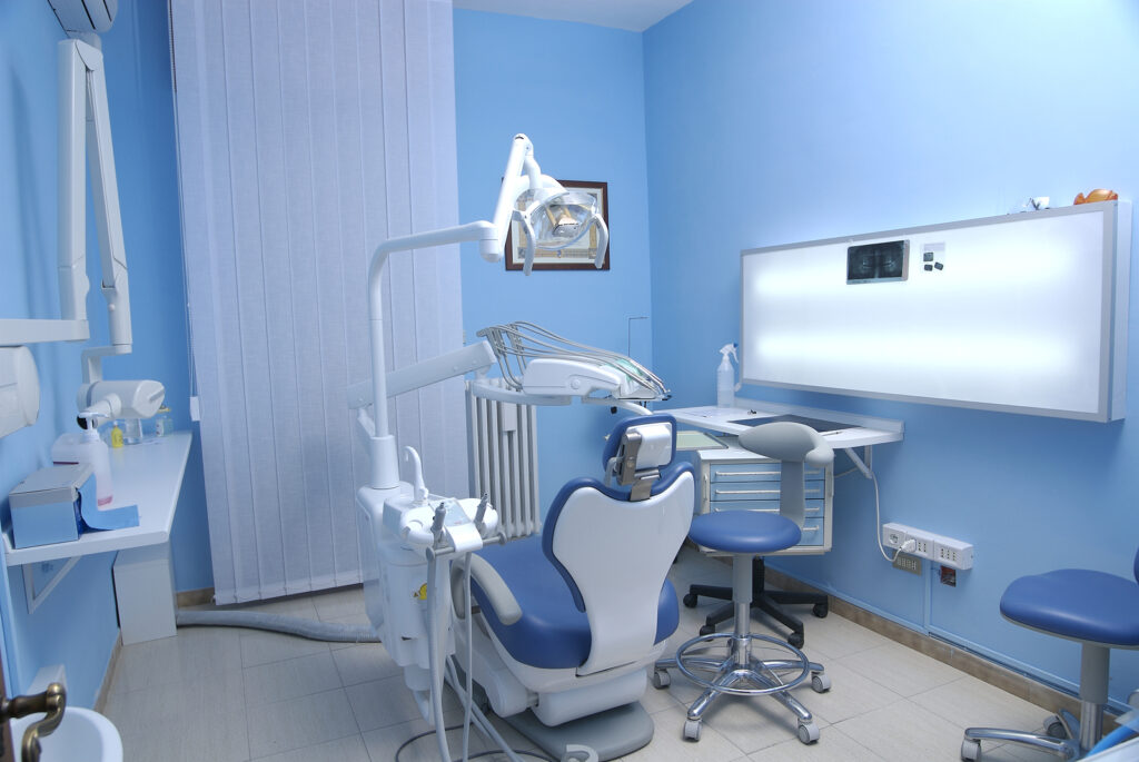 Modern Dentist’S Chair modern Dentist's chair in a medical room