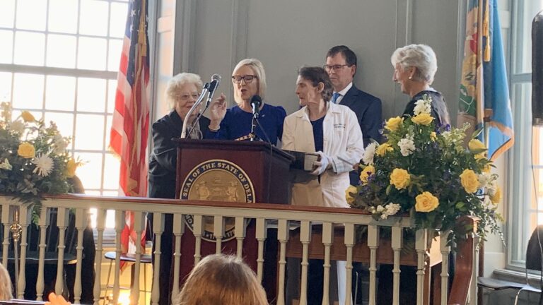 Gov. Bethany Hall-Long gives her inauguration speech