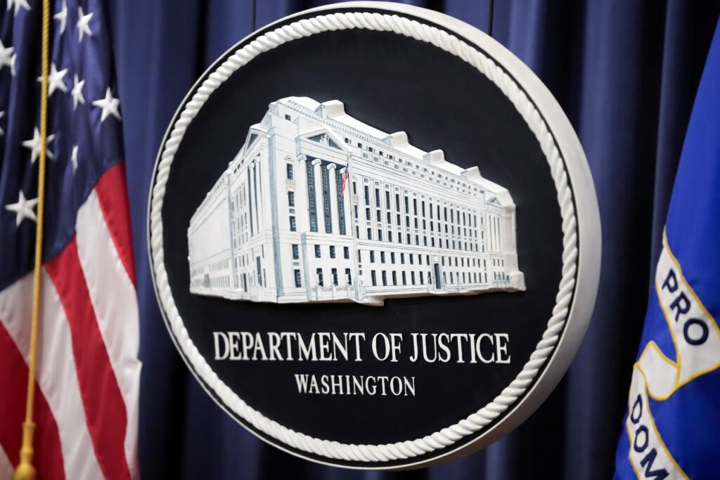 Justice Department Immigration The seal of the DOJ