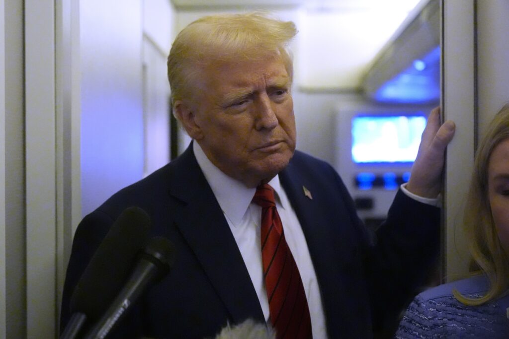 Donald Trump Trump on Air Force One