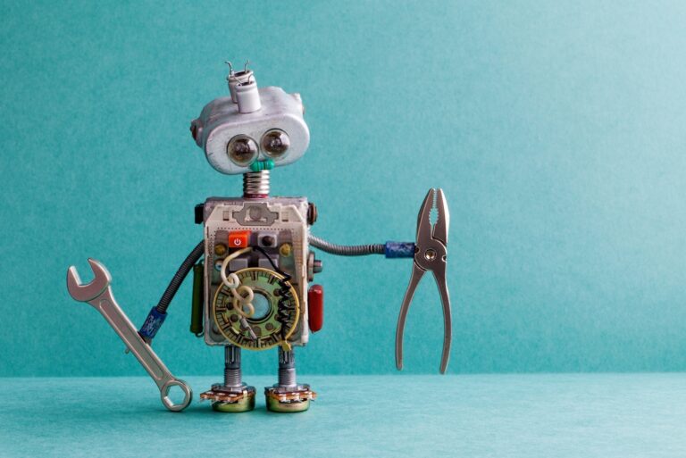 Artificial Intelligence and Machine Learning Concept. Neural networks and another modern technologies concepts. Robot finger, robo advisor, Big data, robotic future technology and business concept. Technology sci-fi concept, hi tech.