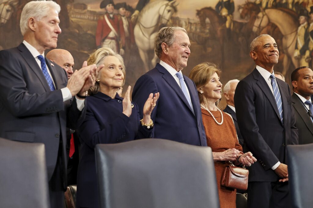 Trump Inauguration Faces Photo Gallery Former presidents at Trump inauguration