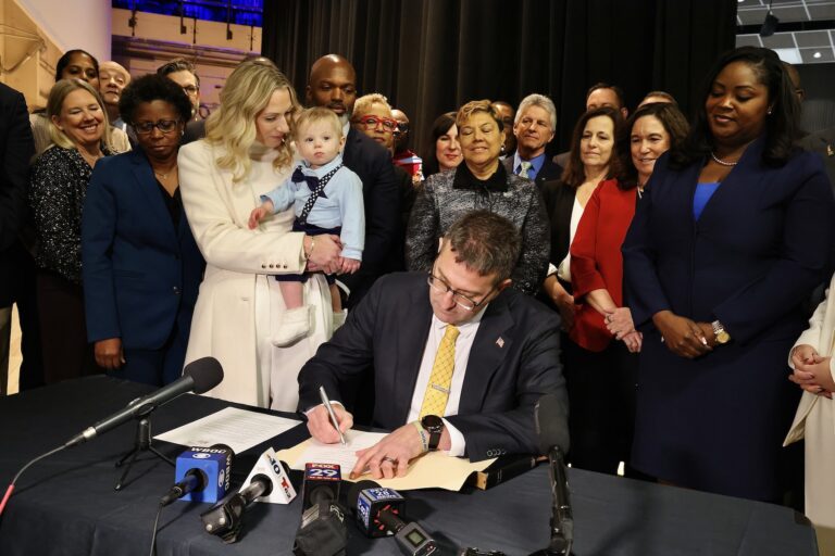 Delaware Gov. Matt Meyer signs his first executive order