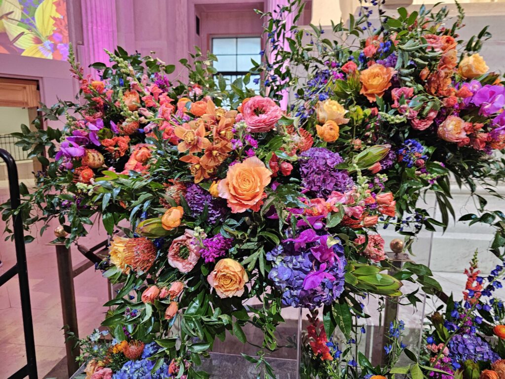 a bouquet of flowers