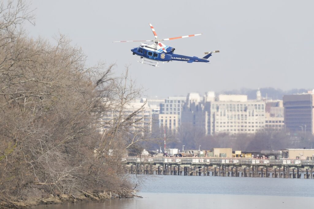 Aircraft Down U.S. Park Police helicopter during search and rescue efforts