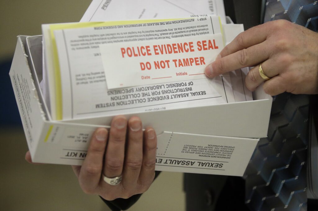 Rape Kit Backlog An example of a rape kit