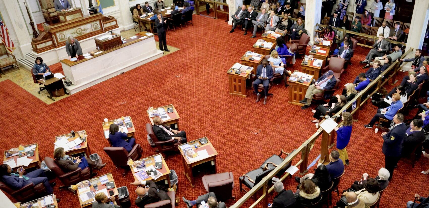 an overhead view of City Council