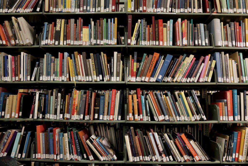 2025 02 11-e lee-philadelphia university of the arts greenfield library-books sold to forman arts initiative shelves books on shelves
