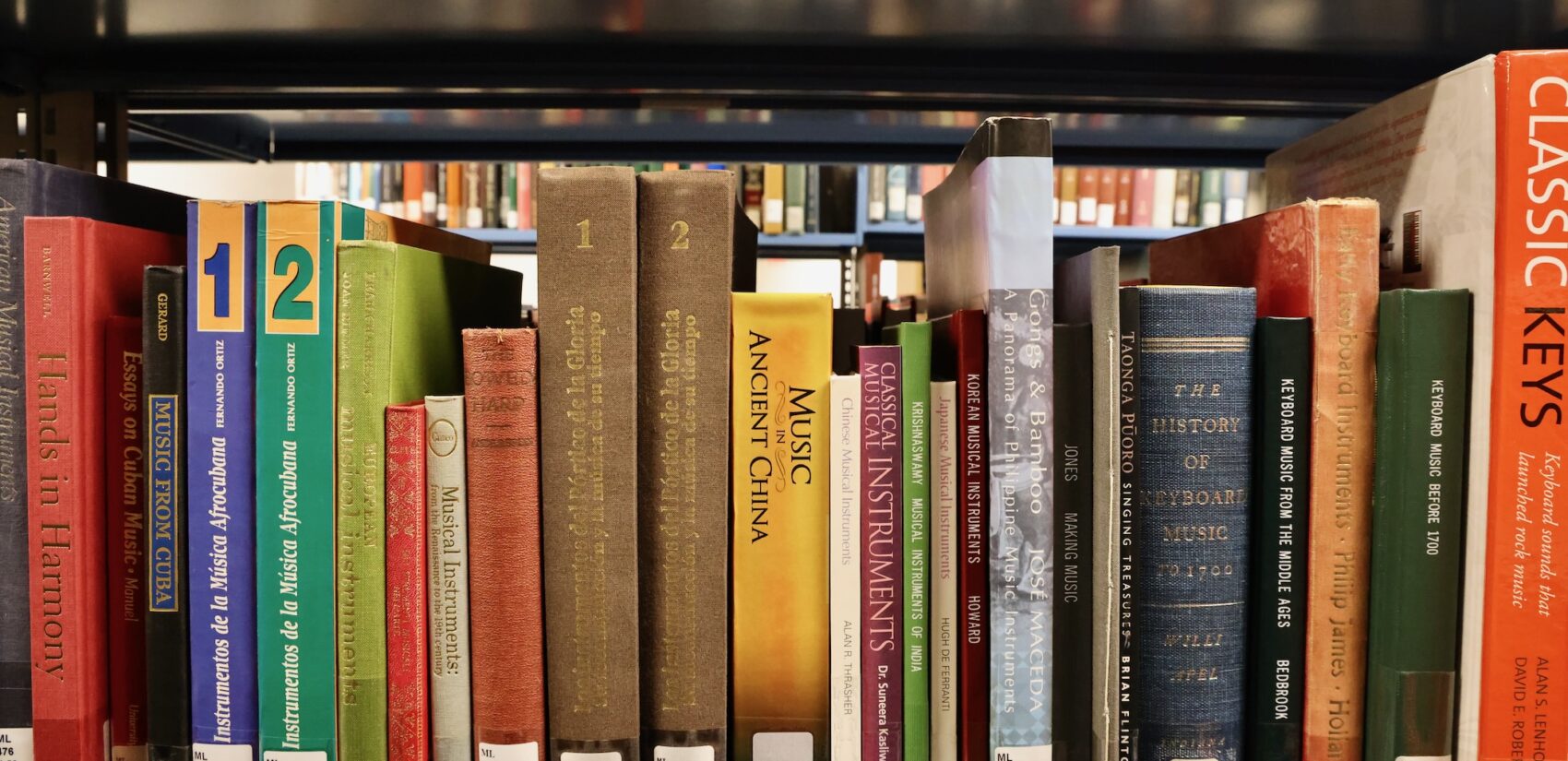 books on a shelf