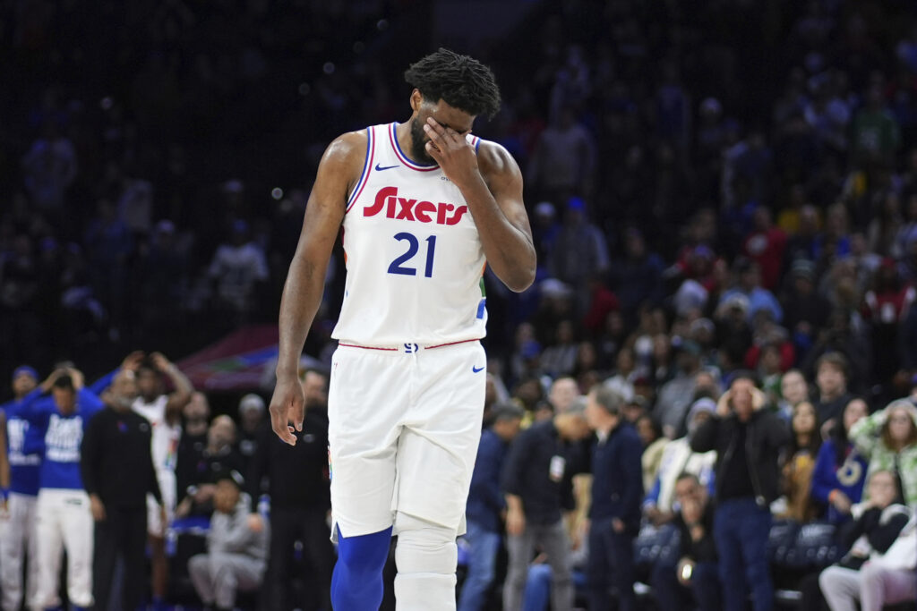 Philadelphia 76ers' Joel Embiid