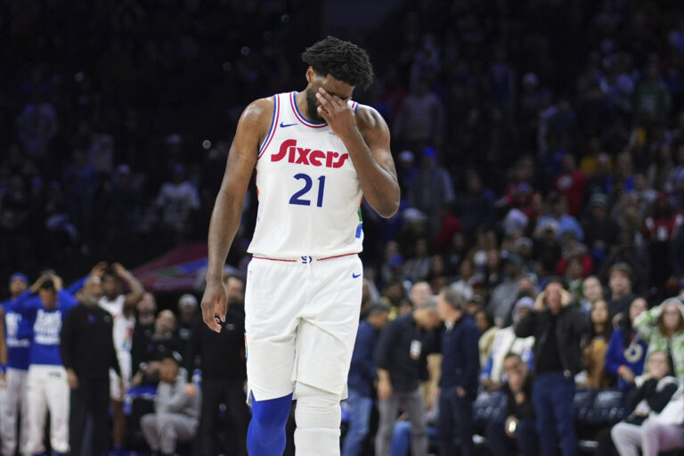 Philadelphia 76ers' Joel Embiid