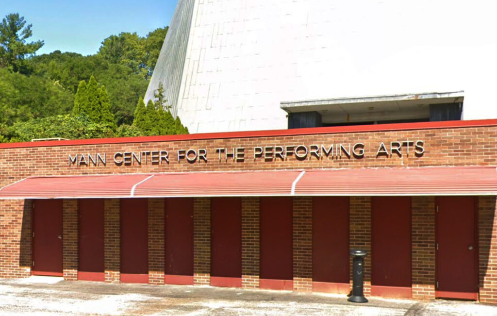mann-center-for-the-performing-arts-file outside The Mann Cente