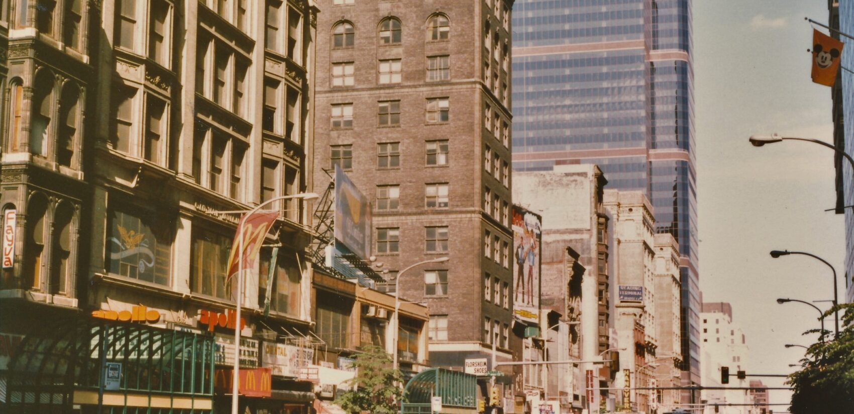Market Street looking east toward 13th Street in 1985